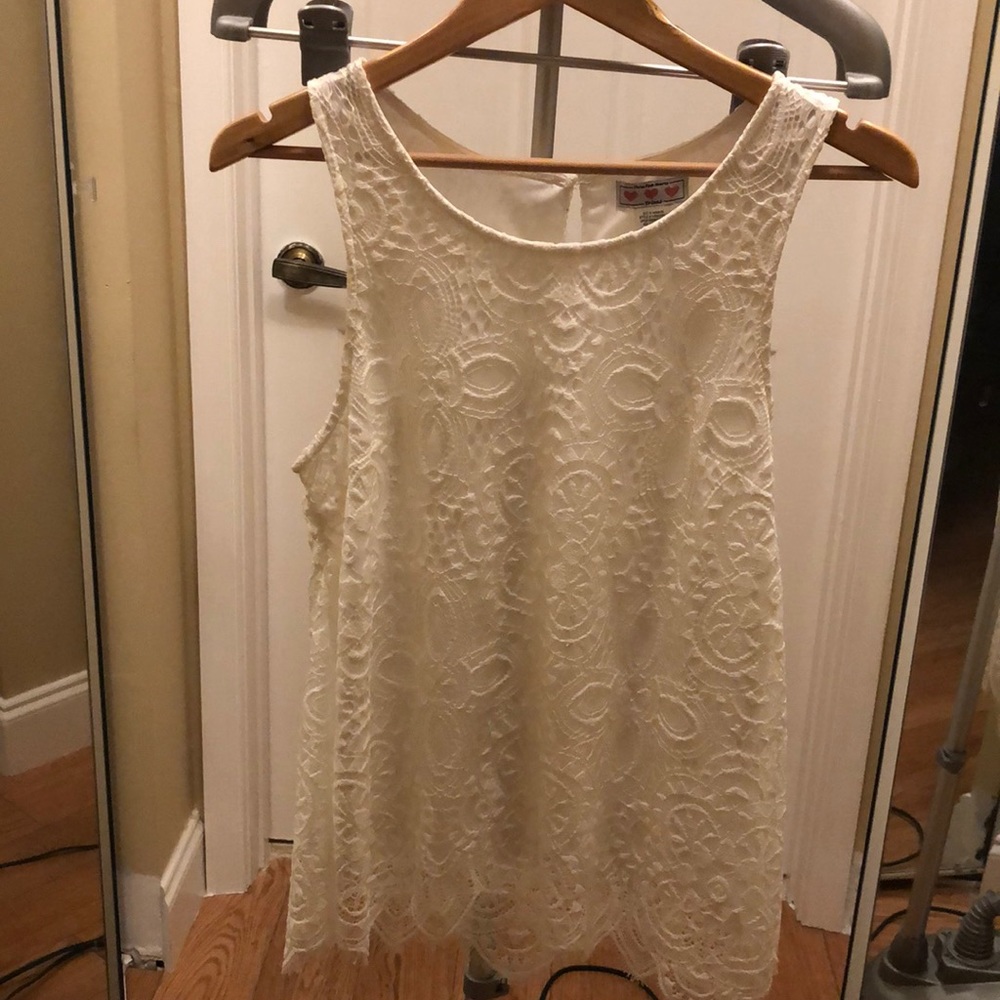 A white tank top